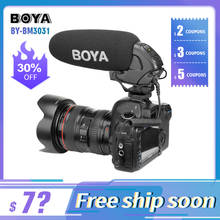 BOYA-micrófono BY-BM3031 para cámara de vídeo, pistola de grabación de condensador para vídeo, Nikon, Canon, Sony, pk TAKSTAR 2024 - compra barato
