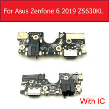 Original USB Charger Jack Port Board For ASUS Zenfone 6 2019 ZS630KL Charging USB Plug Dock Headphone Port Board Repair Parts 2024 - buy cheap