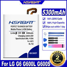 HSABAT 5300mAh Bateria para LG G6 BL-T32 G600L G600S H870 H871 H872 H873 LS993 US997 VS988 2024 - compre barato