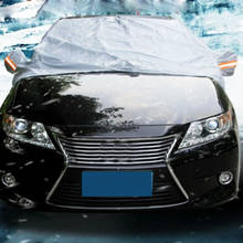 215*125 см автомобильный Магнитный чехол на ветровое стекло, защита от солнца, снега, льда, мороза, ветра и зимы 2024 - купить недорого