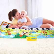 3 Styles Musical Mat with Animal Voice Baby Piano Playing Carpet Sensory Hearing Music Game Early Educational Toys For Kids Gift 2024 - buy cheap