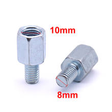 Motorcycle Mirror Adapters 10mm To 8mm/8mm To 10mm Rearview Mirrors Conversion Bolt Clockwise Anti-clock Right Left Thread 2024 - buy cheap