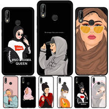 Capa de silicone muçulmano hijabi para huawei, capa protetora para celular huawei p30 lite p40 p20 pro p smart z 2021 2019 mate 20 lite 2024 - compre barato