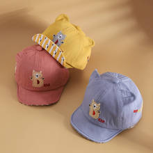 Cute Bear Baby Hat Spring Summer New Soft Cotton Boy Girl Baseball Cap Newborn Toddler Sun Hats Children Basbell Cap 2024 - buy cheap