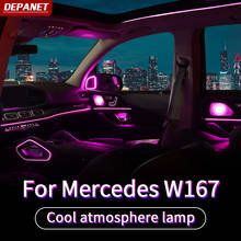 Luz ambiente no carro para mercedes gle w167 gls w167 x167 gle 2020 gle 350/amg 450 500e amg exterior acessórios 2024 - compre barato