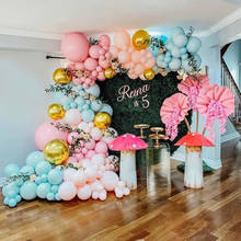 159pcs Macaron Orange Balloon Garland Arch Kit Blue Pink Red Ballon with 4D Globos Wedding Birthday Party Baby Shower Decoration 2024 - buy cheap