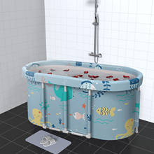 Banheira dobrável para adultos, banheira de 115x60x51 cm, universal, para piscina, spa, não precisa desmontar, corpo inteiro, banheira grande 2024 - compre barato