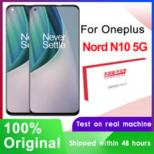 ЖК-дисплей 100% дюйма IPS для OnePlus Nord N10 6,49, ЖК-дисплей 5G дюйма для модели OnePlus Nord N10 BE2029, протестированный на кодирующий преобразователь сенсорного экрана в сборе 2024 - купить недорого