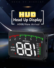 OBD2 Car HUD Windscreen Projector Head Up Dispay On-board Automobile Digital Rotating Speed RPM Speed Voltage with Alarm 2024 - buy cheap