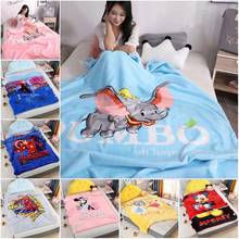 Disney Dumbo Mickey Mouse Thick Plush Blanket Throw for Children on Bed Sofa Couch 150x200cm Spiderman Bedspread Christmas Gifts 2024 - buy cheap