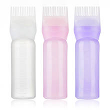 120ml Multicolor Plastic Hair Dye Refillable Bottle Applicator Comb Dispensing Salon Hair Coloring Hairdressing Styling Tool 2024 - buy cheap