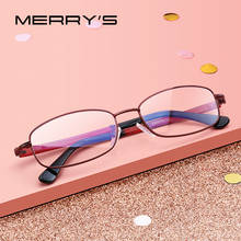 MERRYS DESIGN MEN/Women Alloy Glasses Frame Myopia Prescription Eyeglasses Optical Frame S2264 2024 - buy cheap