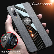 For Xiaomi Mi 9 Case Luxury Fabric Cover Shockproof Hard Coque for Xiomi Xiaomi Mi 8 Lite 9 SE 9T Phone Case Metal Ring Hold 2024 - buy cheap