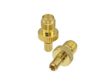 Adaptador ts9 plugue macho para fêmea, conector de conexão rf reto dourado 2024 - compre barato