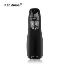 kebidumei 2.4Ghz R400 USB Wireless Presenter Laser Pointer PPT Remote Control for Powerpoint Presentation 2024 - buy cheap
