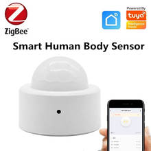 Tuya zigbee3.0 sensor de corpo humano sem fio inteligente movimento do corpo pir sensor movimento gateway necessário tyua/vida inteligente controle remoto 2024 - compre barato