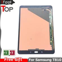 Tela lcd, touch screen, para samsung galaxy tab s2 100%, t810, wi-fi, t815, painel de montagem 2024 - compre barato