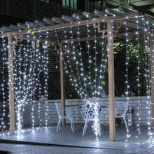 Led Curtain String Lights Fairy Lights Garland Led Wedding Decoration Halloween Party Christmas for Window Home Outdoor Decor 2024 - buy cheap
