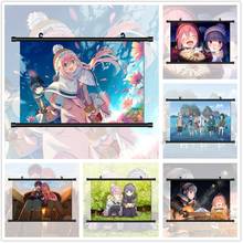 WTQ Anime Posters Laid-Back Yuru Camp Rin Shima Nadeshiko Kagamihara Anime Manga Decor Wall Art Picture Room Decor Home Decor 2024 - buy cheap