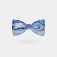 New Free Shipping men's male female Wedding bow tie Handmade modern sky print groom best man gift British bow men 2024 - buy cheap