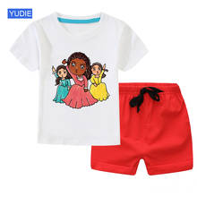 Girl Boy Clothing 2021 Summer 2 Pieces Toddler Short-sleeved T-shirt T Shirt +Short Pant Children Set Baby Sportswear Costume 2024 - buy cheap