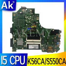 Akemy K56CM K56C Laptop motherboard para For Asus K56CA K56CB K56C S550CA A56C original motherboard I5-3317U/3337U 2024 - compre barato