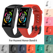 Silicone Strap for Huawei Honor Band 6 Smart Watch Wristband  Replacement Watchband Bracelet for Honor Band 6 Strap 2024 - buy cheap