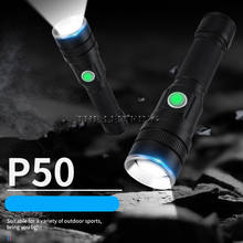 Drop Shipping xhp50.2 most powerful flashlight 5 Modes usb Zoom led torch xhp50 18650 or 26650 battery Best Camping, Outdoor 2024 - buy cheap