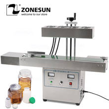 Zonesun Vertical Sealing Machine Electromagnetic Continuous Induction Aluminum Foil Sealing Machine Indution Automatic Sealer 2024 - buy cheap