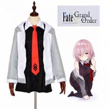 FGO Fate Grand Order Cosplay Servant Shielder Matthew Kyrielite Mash Coat Dress Full Uniform Suit Clothing Halloween Costume 2024 - buy cheap