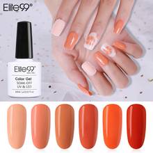 Elite 99-esmalte para unhas, 10ml, cor de laranja, gel soak-off para unhas artísticas, manicure, semipermanente 2024 - compre barato