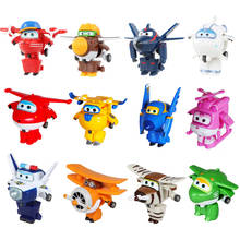 12 style Mini Super Wings Deformation Mini JET ABS Robot toy Action Figures Super Wing Transformation toys for children gift 2024 - купить недорого