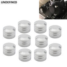 10pcs Motorcycle Bolt Covers CNC Schrauben Motor Topper Caps 11mm-14.6mm Head Bolts Caps For Harley Twin Cam Softail Universal 2024 - buy cheap