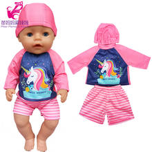 fits for 40cm born baby doll clothes cute hat rompers for 17 inch bebe doll clothes pants toys clothes 2024 - buy cheap