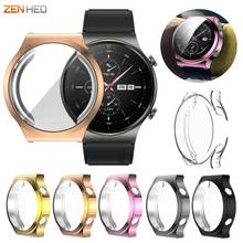 Plating TPU Protective Case For Huawei Watch GT2 Pro Full Screen Protector Shell Frame Cover Huawei Watch GT 2 Pro 2024 - buy cheap