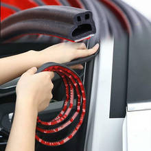 Car Styling 2m 4m 16m 25m Door Seal Car Sound Insulation Car Door Sealing Strip Rubber Weatherstrip Edge Trim Noise Insulation 2024 - купить недорого