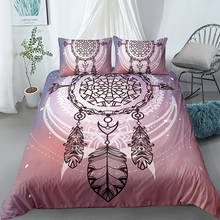 Conjunto de cama apanhador de sonhos estilo boho, inclui fronha, capa de edredom e fronha, king/queen 2024 - compre barato