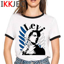 Camiseta de ataque a los Titanes Shingeki No Kyojin para mujer, ropa vintage con estampado ulzzang harajuku kawaii japonesa, kawaii 2024 - compra barato