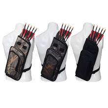 Arrow Quiver Adjustable Archery Bag Hunting Back Arrow Quiver Tube with Back Strap Archery Arrow Case Holder  2024 - buy cheap