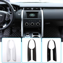 2 Pcs ABS Chrome Center Console Decoration Strips Trim Accessories For Land Rover Discovery 5 LR5 2017-2020 Car Accessories 2024 - buy cheap