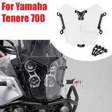 For Yamaha Tenere 700 TENERE 700 Tenere700 20-Onward Motorcycle Accessories Acrylic Headlight Protector Guard Lense Cover 2024 - buy cheap