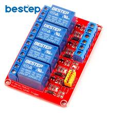 5V 12V 24V 4 Channel Relay Module High and Low Level Trigger with Optocoupler Relay Output 4 way Relay Module for Arduino 2024 - buy cheap