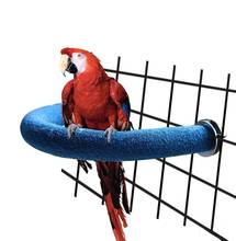 1pc U-shaped Sand Bar Bird Cage Grinding Claw Parrot Standing Bar Pet Toys Stable Scrub Station Cage Toy Acesorios Para Pajaros 2024 - buy cheap