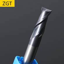 ZGT Endmills HRC50 2 Flute Tungsten Steel Milling Cutter Alloy Carbide End Mill CNC Metal Cutter High quality Milling Tools 10mm 2024 - buy cheap