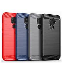 Carbon fiber Cover Shockproof Phone Case For Huawei nova 5T 5z 5i Pro Y9s Y5 Y6 2019 Enjoy 10S Plus P30 lite Cover Bumper Case 2024 - buy cheap