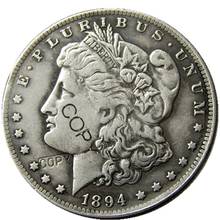 US Coins 1894-S Morgan Dollar copy Coins Silver Plated 2024 - buy cheap