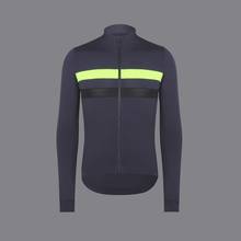 2019 NEW Gray Winter Thermal fleece Cycling Jersey long sleeve with Reflective stripe bicycle clothes road mtb warmer jersey 2024 - buy cheap