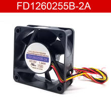 Novo Para FD1260255B 2A DC12V 1.44W 3pin fio 6025 60X60X25MM 3 Ventilador de Refrigeração 2024 - compre barato