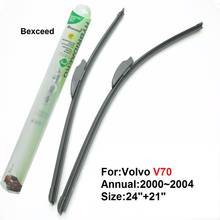 Windshield Wiper Blade for Volvo V70 Mk2 24"+21" 2000~2004 Bexceed of Car Windshield 2000 2001 2002 2003 2004 2024 - buy cheap