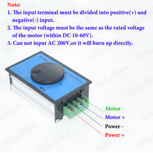 20A DC10-60V 12V 18V 24V 48V hho PWM High Power DC Motor Speed Controller Soft Start Switch 2024 - buy cheap